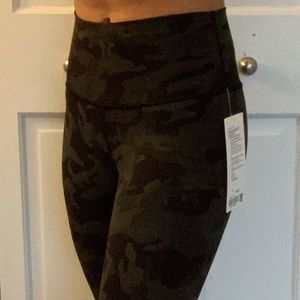 Lululemon Wunder Under Camo Leggings